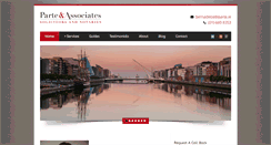 Desktop Screenshot of parte.ie